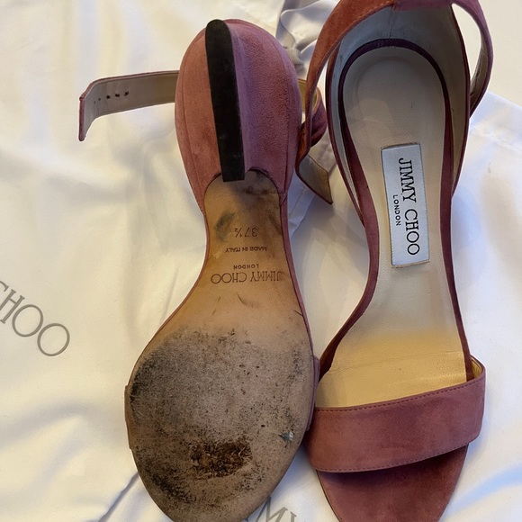 Jimmy Choo sandals 37.5 with dust bag - Picture 8 of 10